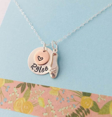 Sterling Silver Ballerina Necklace