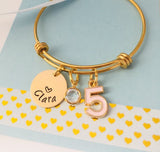 girls birthday bracelet 