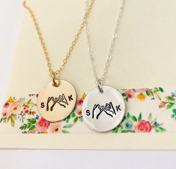 Pinky Promise Necklace, Best Friend Necklace