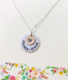 Kids Names Necklace, Personalized Mom Necklace
